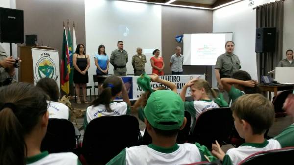 Formatura dos Patrulheiros Ambientais Mirins em Santa Rosa