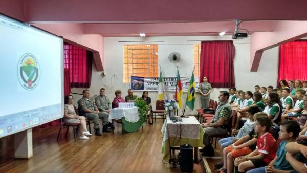 Formatura dos Patrulheiros Ambientais Mirins em Independência