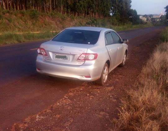 Automóvel furtado em Ijuí é localizado em Panambi