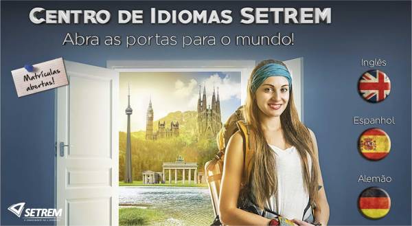 Matrículas abertas para o Centro de Idiomas SETREM