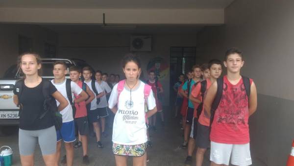 Iniciam as atividades do Projeto Pelotão Mirim em 2017