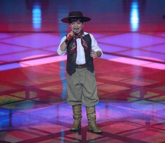 Gauchinho está na final do The Voice Kids