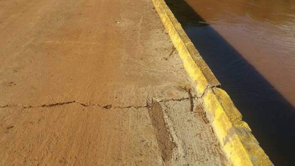 Vistoria na ponte sobre o Buricá que apresenta rachadura fica para segunda-feira