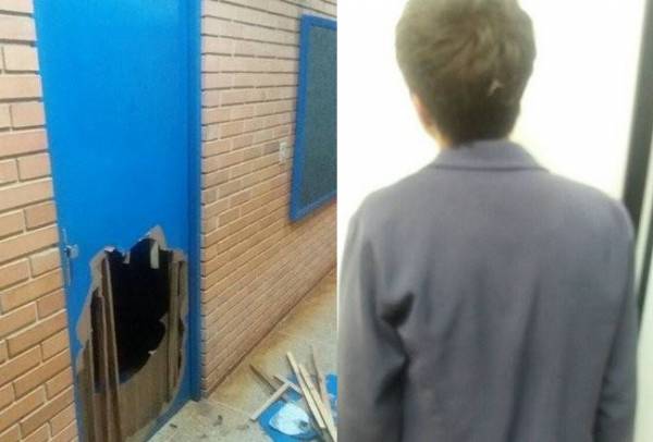 Meliante é flagrado e preso no interior da escola CIEP em Santo Augusto