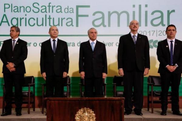 Temer anuncia R$ 30 bilhões para agricultura familiar