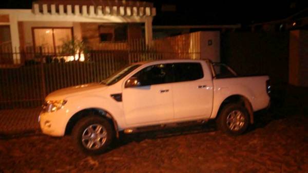 Caminhonete roubada em Passo Fundo é usada durante assalto em Santa Bárbara do Sul