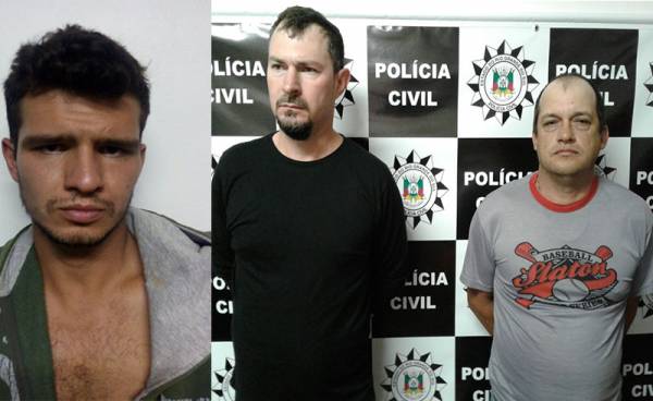 Polícia prende suspeitos de assassinato ocorrido no interior de Três de Maio