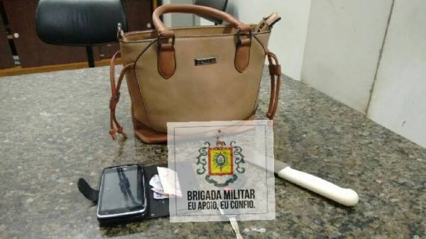 Autor de roubo na saída de agência bancária e preso pela Brigada em Ijuí