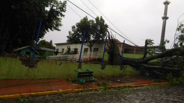 Temporal causa estragos e uma morte no RS