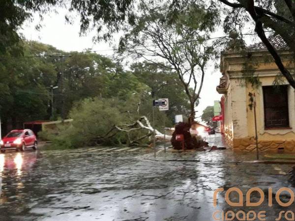 VÍDEO: Temporal volta a castigar a cidade de Santo Ângelo 