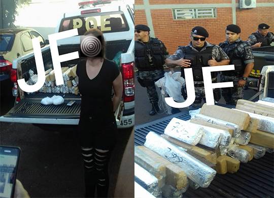 Mulher traficante é presa e drogas são apreendidas em Ijuí