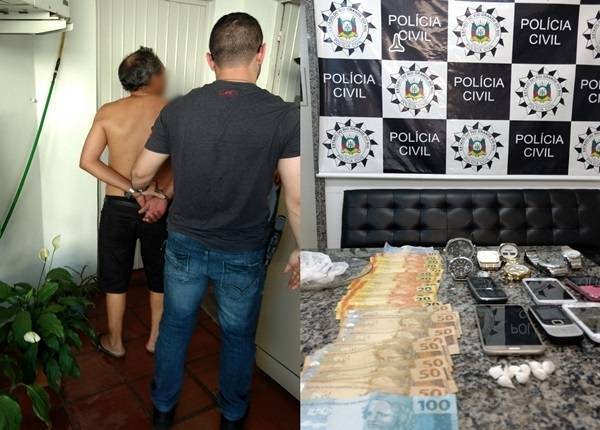 Traficante é preso pela Polícia Civil de Santo Ângelo