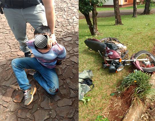 Brigada Militar prende elemento e recupera moto furtada em Tuparendi