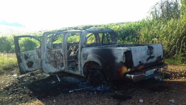 Bando queima veículo após arrombarem o banco de Barra Funda