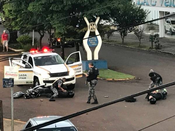 Brigada Militar prende bandidos após assalto em farmácia de Três Passos