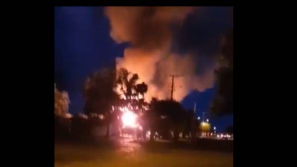 Incêndio destruiu casa em Giruá