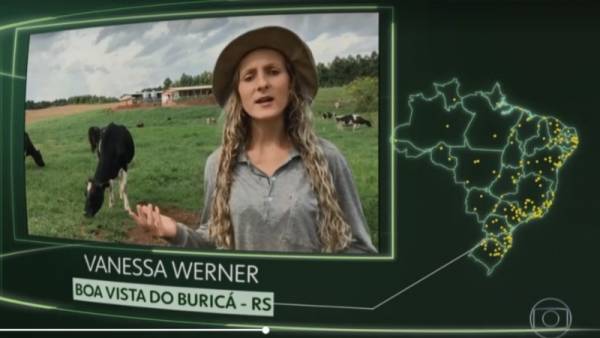 Rede Globo - O Brasil que eu quero: vídeo de Vanessa Werner representa Boa Vista do Buricá