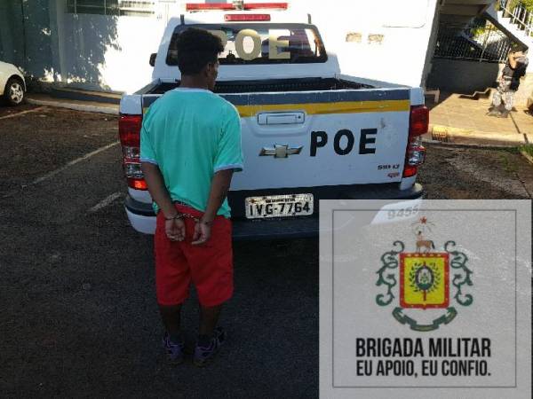 Prisão por furto em em estabelecimento comercial em Ijuí
