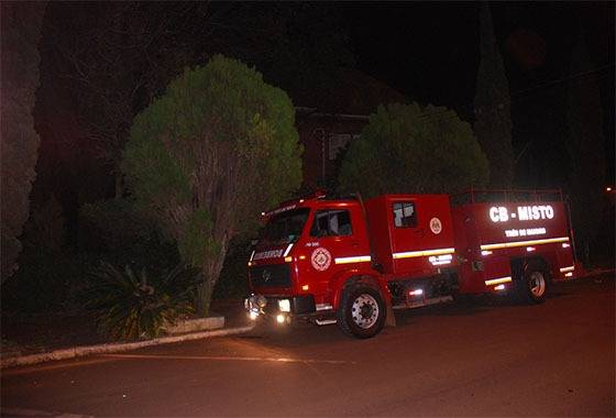 Princípio de incêndio em casarão no centro