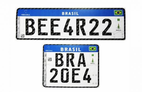 Placa do Mercosul será opcional em veículos já emplacados