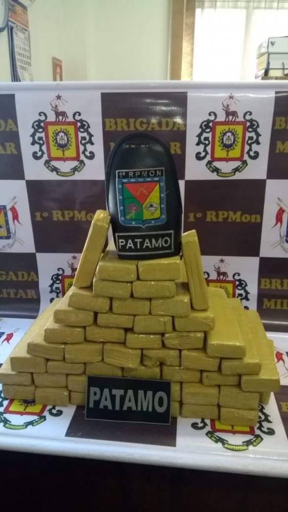 Brigada Militar apreende 40 Kg de Maconha em Santa Maria