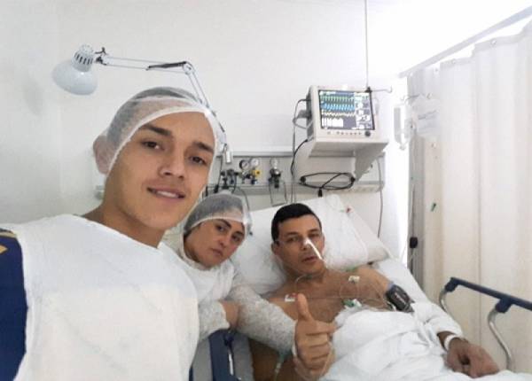 Sargento natural de Santo Ângelo baleado em assalto em Alvorada passa bem