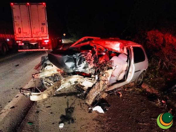Homem mata a mulher e depois morre em acidente na BR 285