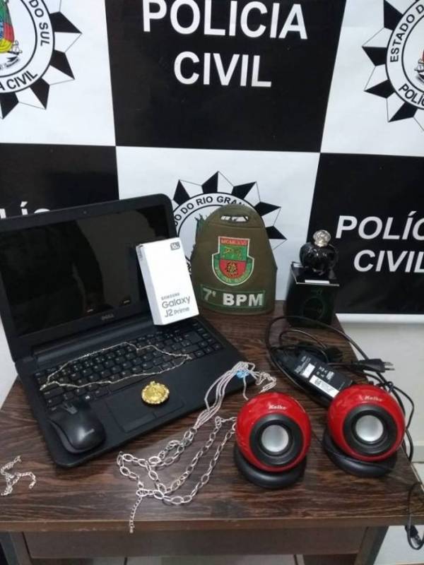 Polícia Civil esclarece roubo a idosa e recupera objetos em Tenente Portela
