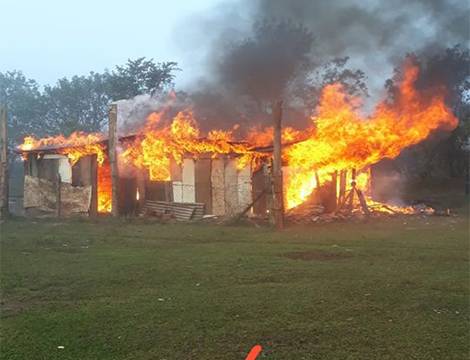 Homem morre carbonizado devido a incêndio em residência em Ijuí