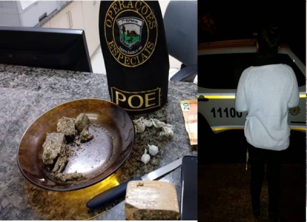 Mulher é presa pela Brigada Militar por tráfico de drogas em Santo Ângelo