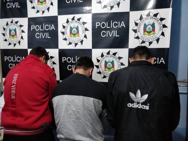 Três presos em Santa Rosa na Operação Martinelli