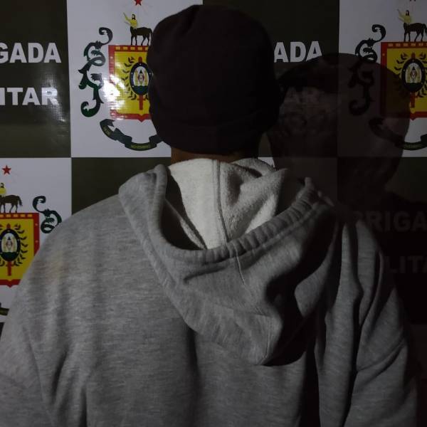 Brigada Militar prende elemento foragido em Três de Maio