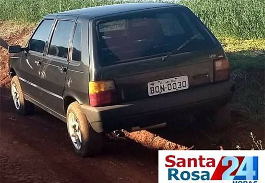 Veículo é furtado no centro de Santa Rosa