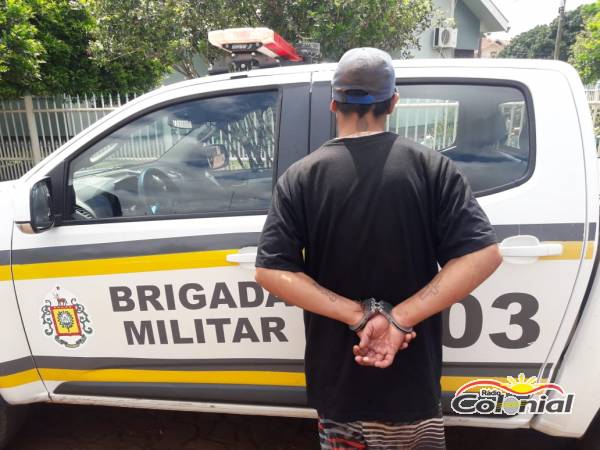 Brigada Militar capturou em Três de Maio elemento foragido de Santo Ângelo