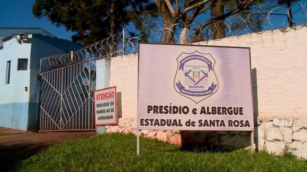 Tentativa de fuga no presidio de Santa Rosa é frustrada por agentes