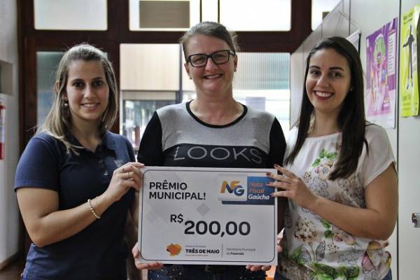 Ganhadores de setembro da NFG receberam R$ 200,00 cada