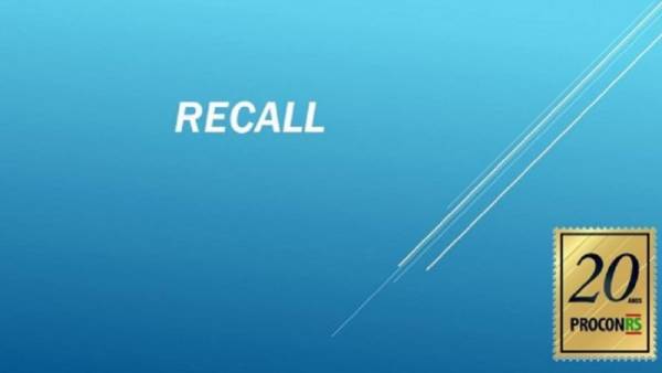 Procon RS alerta para recalls do mês de outubro