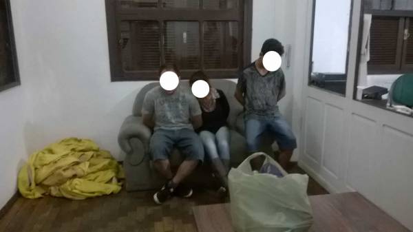Trio de Três de Maio é preso por tráfico e associação ao tráfico de drogas em Santo Cristo