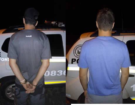 POE/7ºRPMON prende dois elementos em cumprimento de mandado de prisão