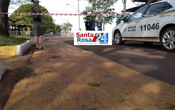 Homem é morto no Parque de Exposições de Santa Rosa na manhã deste sábado