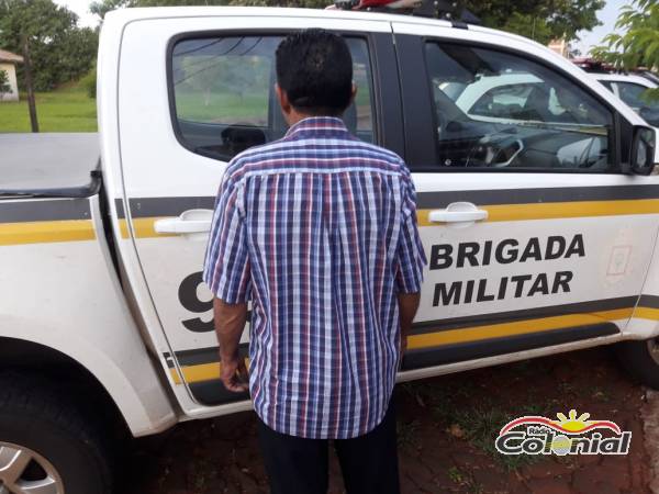 Brigada Militar prende elemento em cumprimento de mandado, em Três de Maio