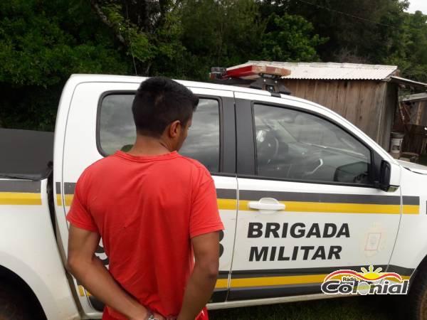 Brigada Militar prende no interior de Alegria foragido condenado a 24 anos de prisão
