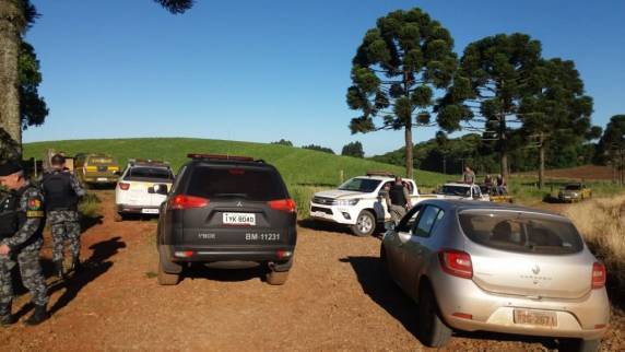 Seis assaltantes de agências bancárias em Ibiraiaras são mortos em confronto com equipes da polícia