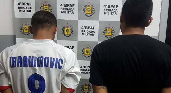 Brigada Militar apreende drogas e prende dois homens por tráfico em Horizontina