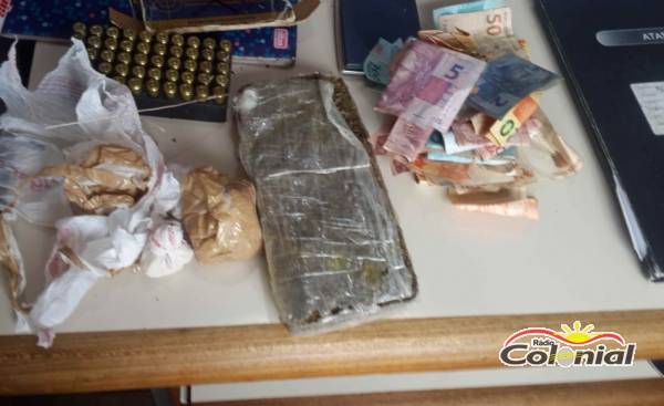 Brigada Militar prende casal por tráfico de drogas no interior de Santo Cristo