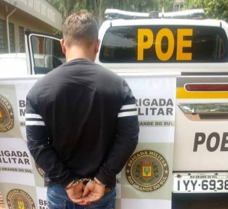 Brigada Militar cumpre mandado de prisão em Ijuí