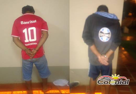 Brigada Militar prende dois homens e apreende 23 pedras de crack em Horizontina