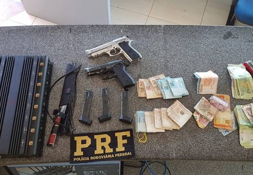 PRF prende três assaltantes na BR 285 em Bozano
