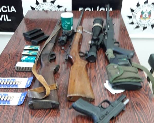 Por ameaças com armas de fogo homem é preso em flagrante em São Paulo das Missões