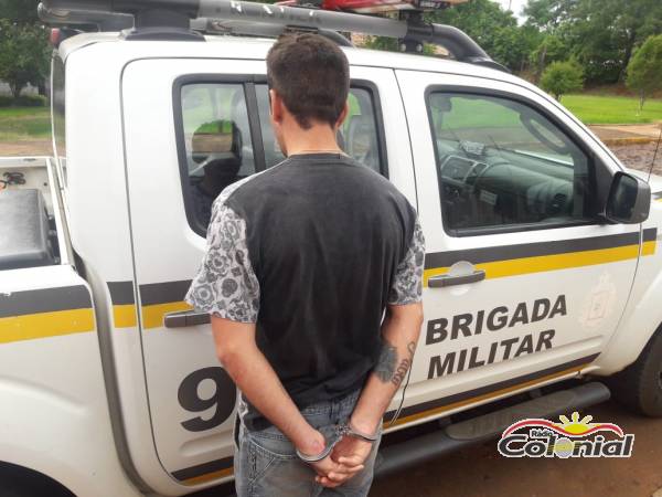Por não acatar medidas jovem é novamente preso pela Brigada Militar em Três de Maio